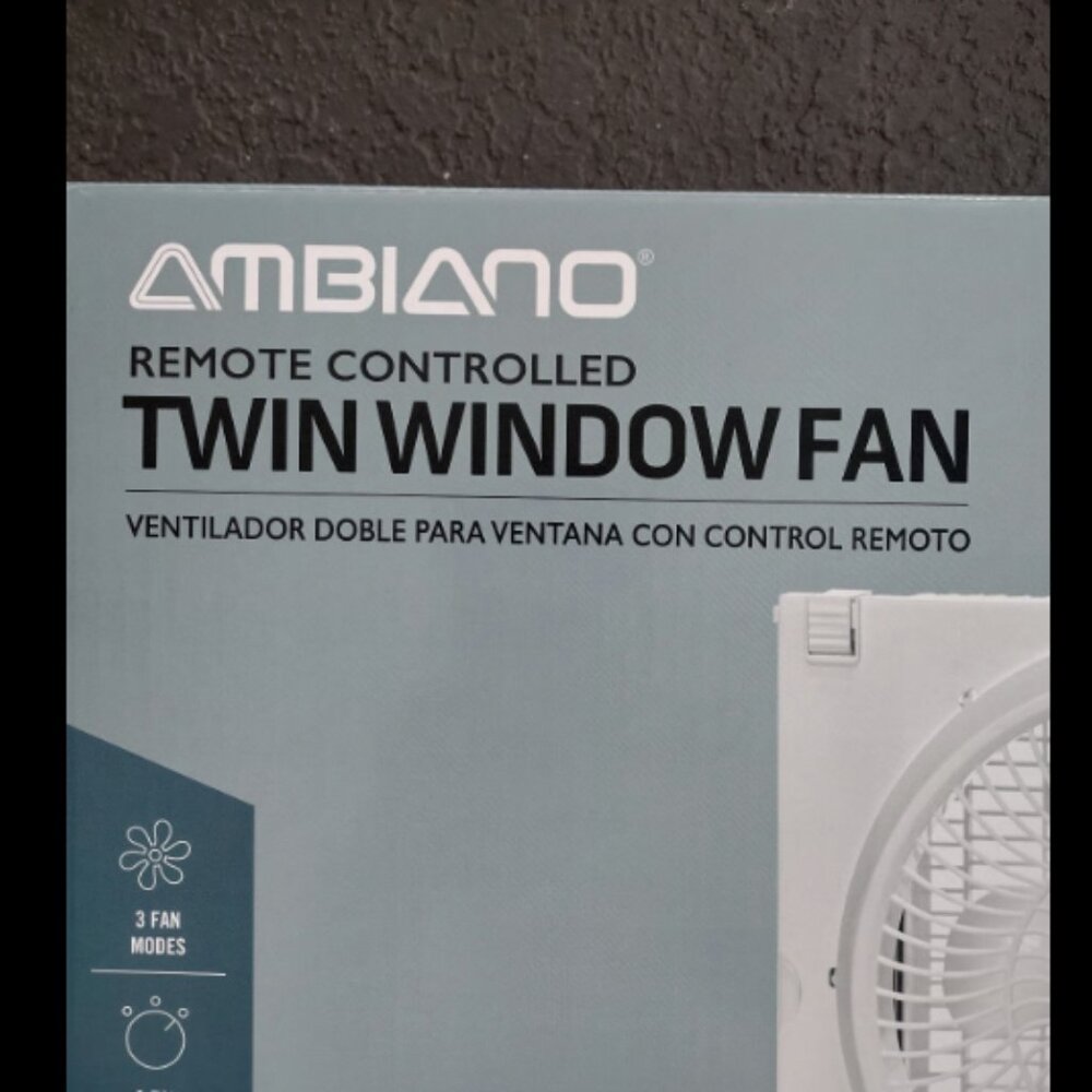 Twin Window Fan Remote Controlled - Picture 5 of 11